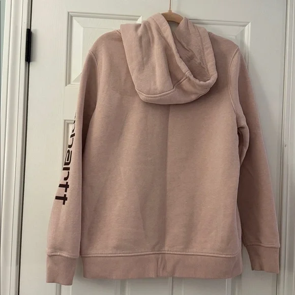 Carhartt Blush Hoodie with Logo - Picture 5 of 7